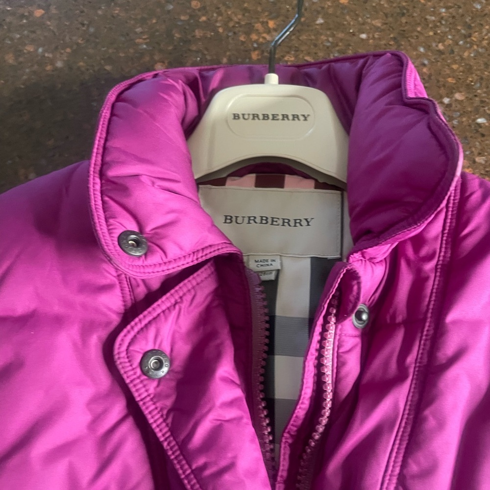 Burberry Kids Vest in Vibrant Purple - Picture 2 of 4